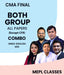 CMA Final Both Group All Subjects (Except CFR) Full Course Combo By MEPL Classes - bestcmaclasses