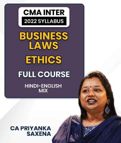 CMA Inter 2022 Syllabus BUSINESS LAWS AND ETHICS Full Course By CA Priyanka Saxena
- bestcmaclasses