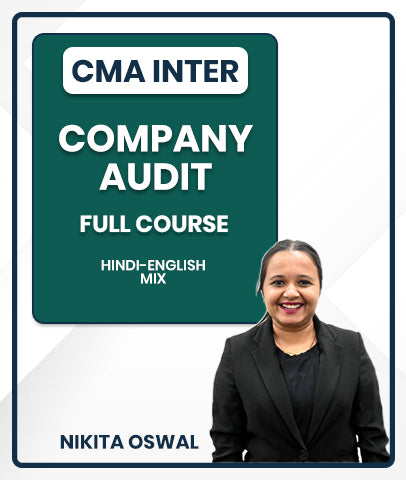 CMA Inter Company Audit Full Course By Nikita Oswal
- bestcmaclasses