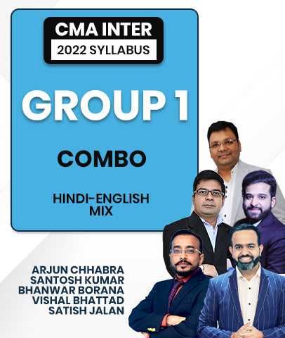 CMA Inter Group 1 Combo 2022 Syllabus By Arjun Chhabra, Santosh Kumar, Bhanwar Borana, Vishal Bhattad and Satish Jalan
- bestcmaclasses