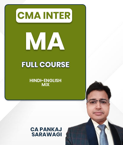 CMA Inter Management Accounting (MA) Full Course By CA Pankaj Sarawagi
- bestcmaclasses