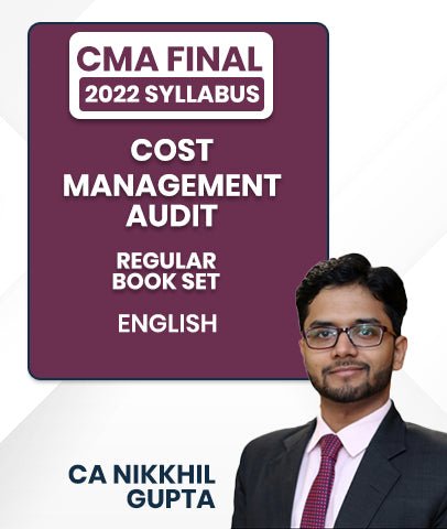 CMA Final 2022 Syllabus Cost and Management Audit (CMAD) Regular Book Set By CA Nikhil Gupta - Best CMA Classes