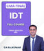 CMA Final Indirect Tax Full Course (IDT) By CA Rajkumar - Best CMA Classes