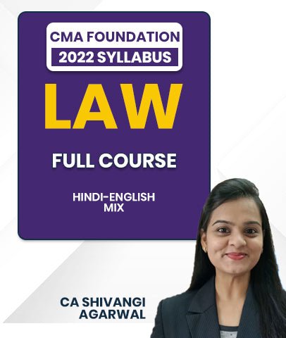 CMA Foundation 2022 Syllabus Law Full Course By CA Shivangi Agrawal - Best CMA Classes