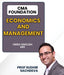 CMA Foundation Economics and Management Video Lectures By Prof Sudhir Sachdeva - Best CMA Classes