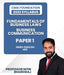 CMA Foundation Fundamentals Of Business Laws and Business Communication Paper 1 2022 Syllabus By Professor Nitin Bhardwaj - Best CMA Classes