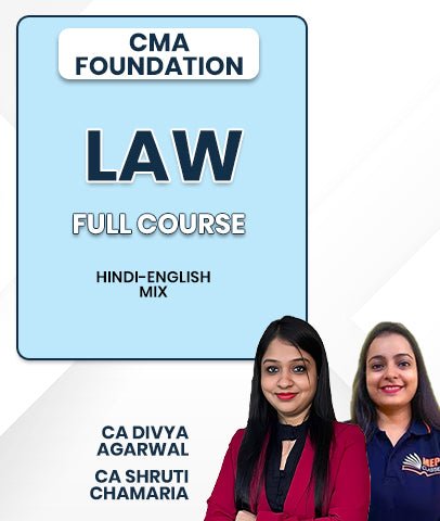 CMA Foundation Law Full Course By MEPL Classes CA Divya Agarwal and CA Shruti Chamaria - Best CMA Classes