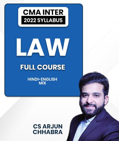 CMA Inter 2022 Syllabus Law Full Course By CS Arjun Chhabra - Best CMA Classes