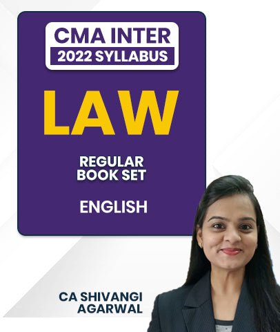 CMA Inter 2022 Syllabus Law Regular Book Set By CA Shivangi Agarwal - Best CMA Classes