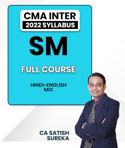CMA Inter 2022 Syllabus Strategic Management Full Course By CA Satish Sureka - Best CMA Classes