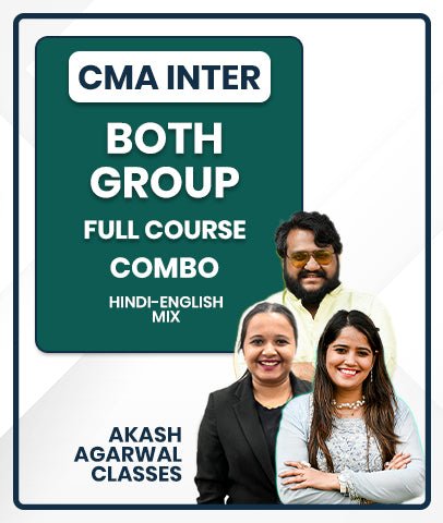 CMA Inter Both Group Full Course Combo By Akash Agarwal Classes - Best CMA Classes