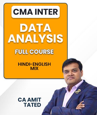CMA Inter Data Analysis Full Course By CA Amit Tated - Best CMA Classes