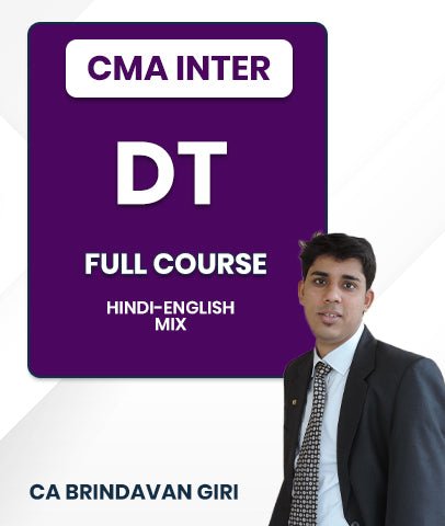CMA Inter Direct Tax Full Video Lectures by CA Brindavan Giri - Best CMA Classes