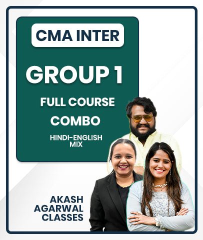 CMA Inter Group 1 Full Course Combo By Akash Agarwal Classes - Best CMA Classes