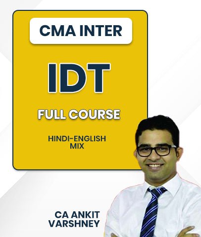 CMA Inter Indirect Tax Full Course Video Lectures By CA Ankit Varshney - Best CMA Classes