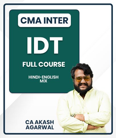 CMA Inter Indirect Tax (IDT) Full Course By CA Akash Agarwal - Best CMA Classes
